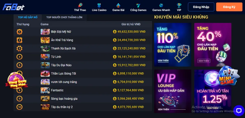 Cá cược thể thao 79king